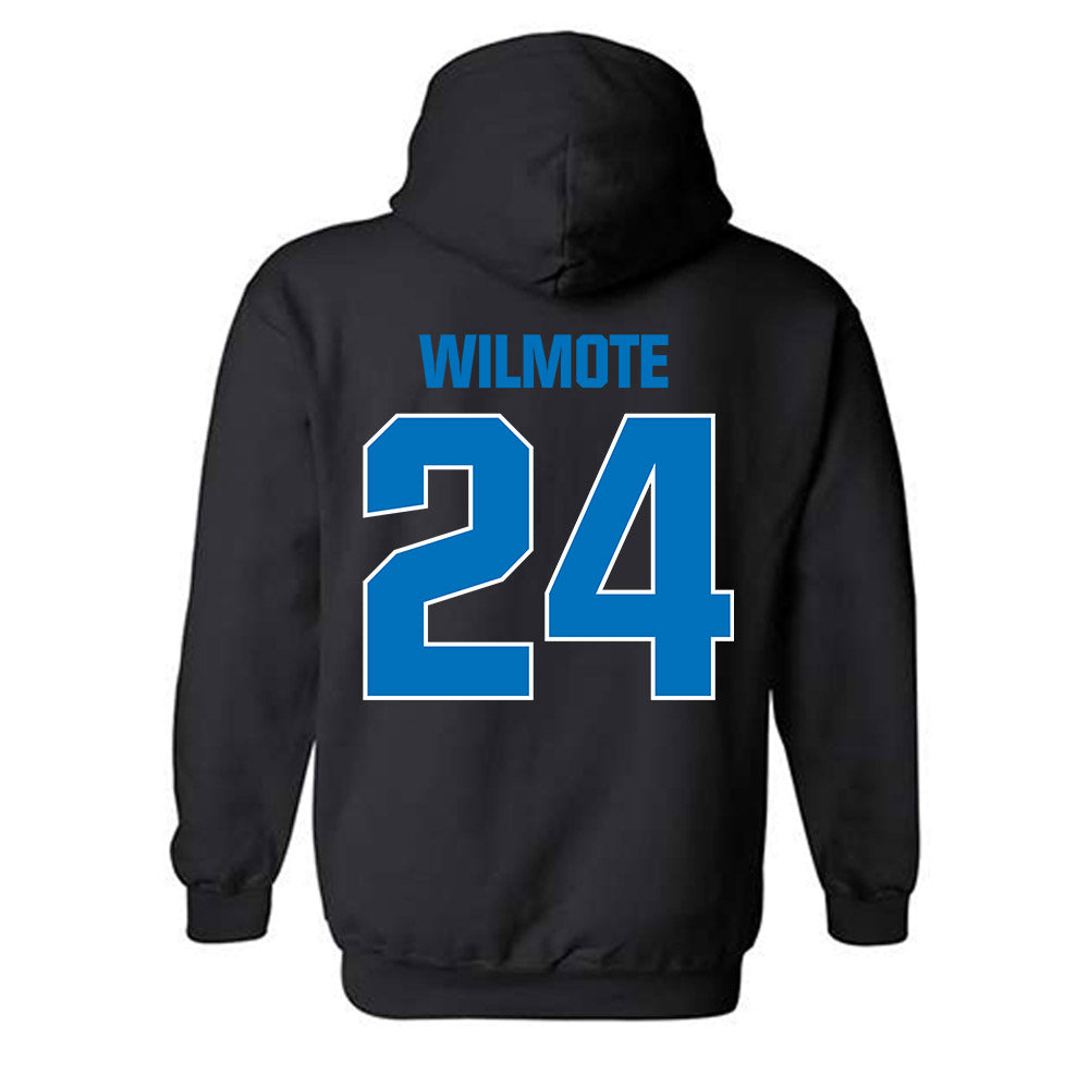 Saint Peter's - NCAA Men's Basketball : Robert Wilmote - Classic Shersey Hooded Sweatshirt-1