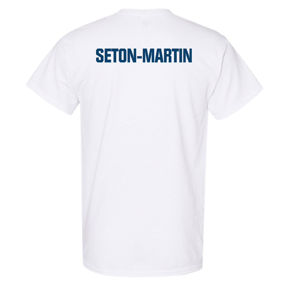 Saint Peter's - NCAA Men's Swimming & Diving : Taj Seton-Martin - Classic Shersey T-Shirt-1