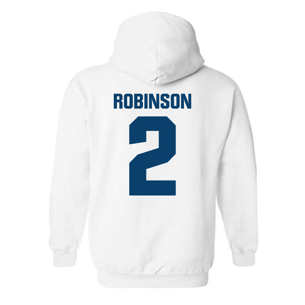 Saint Peter's - NCAA Men's Basketball : Tj Robinson - Classic Shersey Hooded Sweatshirt-1