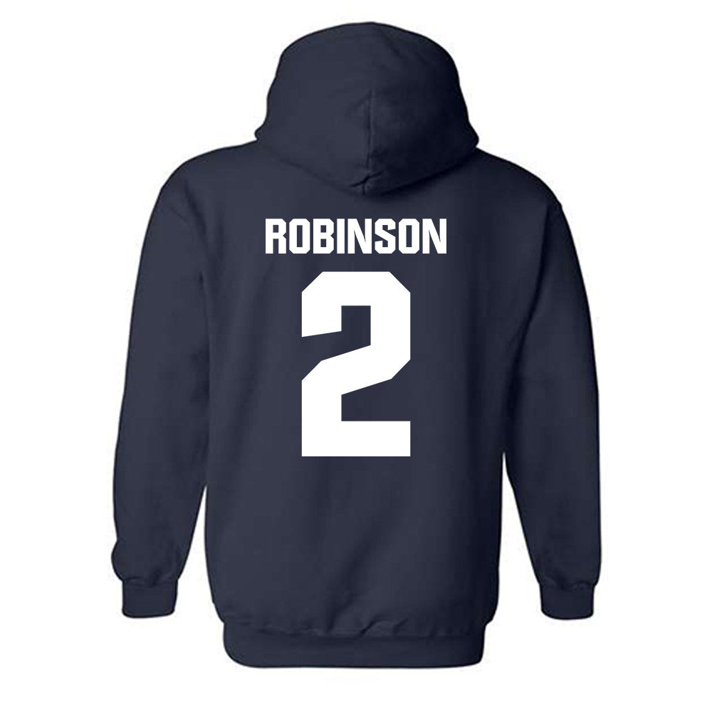 Saint Peter's - NCAA Men's Basketball : Tj Robinson - Classic Shersey Hooded Sweatshirt-1