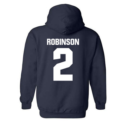 Saint Peter's - NCAA Men's Basketball : Tj Robinson - Classic Shersey Hooded Sweatshirt-1