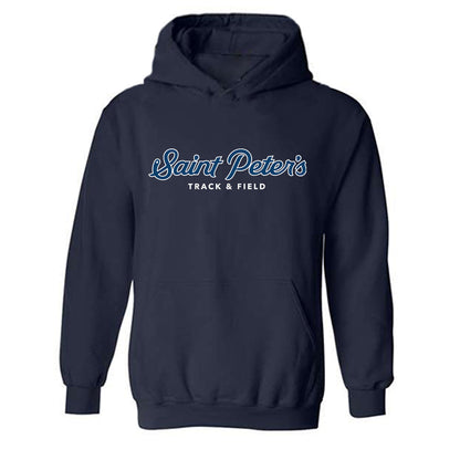 Saint Peter's - NCAA Men's Track & Field : Michael Amaker - Classic Shersey Hooded Sweatshirt-0