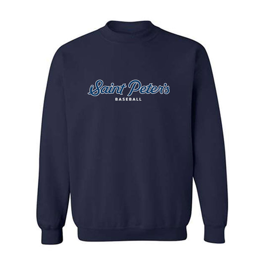Saint Peter's - NCAA Baseball : Carter Ptak - Classic Shersey Crewneck Sweatshirt-0