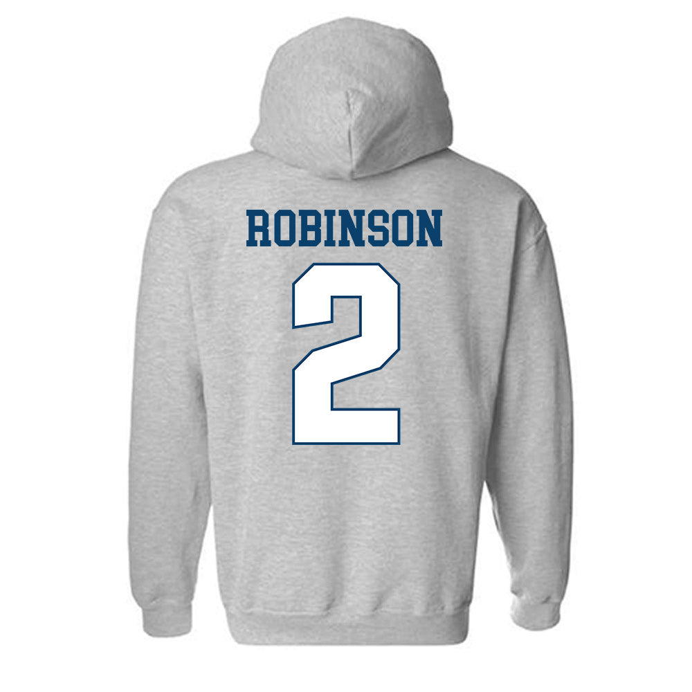 Saint Peter's - NCAA Men's Basketball : Tj Robinson - Classic Shersey Hooded Sweatshirt-1