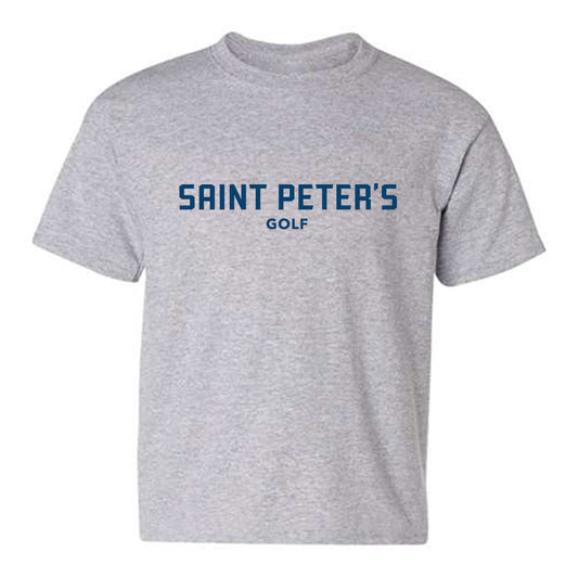Saint Peter's - NCAA Men's Golf : Antonio Conde Ortega - Classic Shersey Youth T-Shirt-0