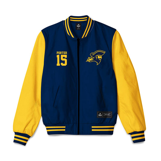 East Tennessee State - NCAA Softball : Hailey Porter - Bomber Jacket-0