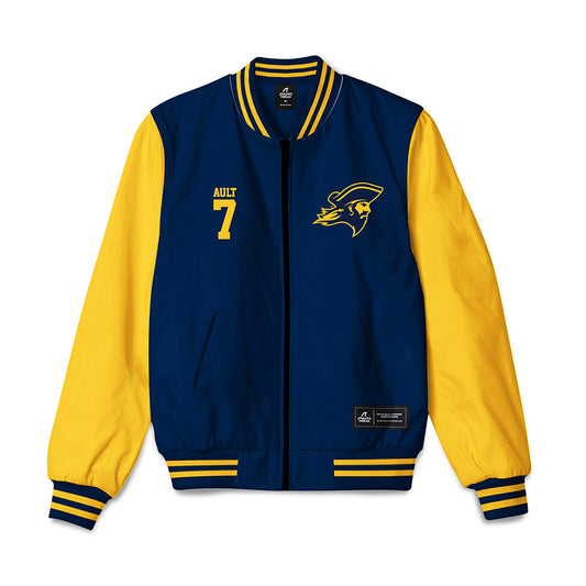 East Tennessee State - NCAA Baseball : Mason Ault - Bomber Jacket-0