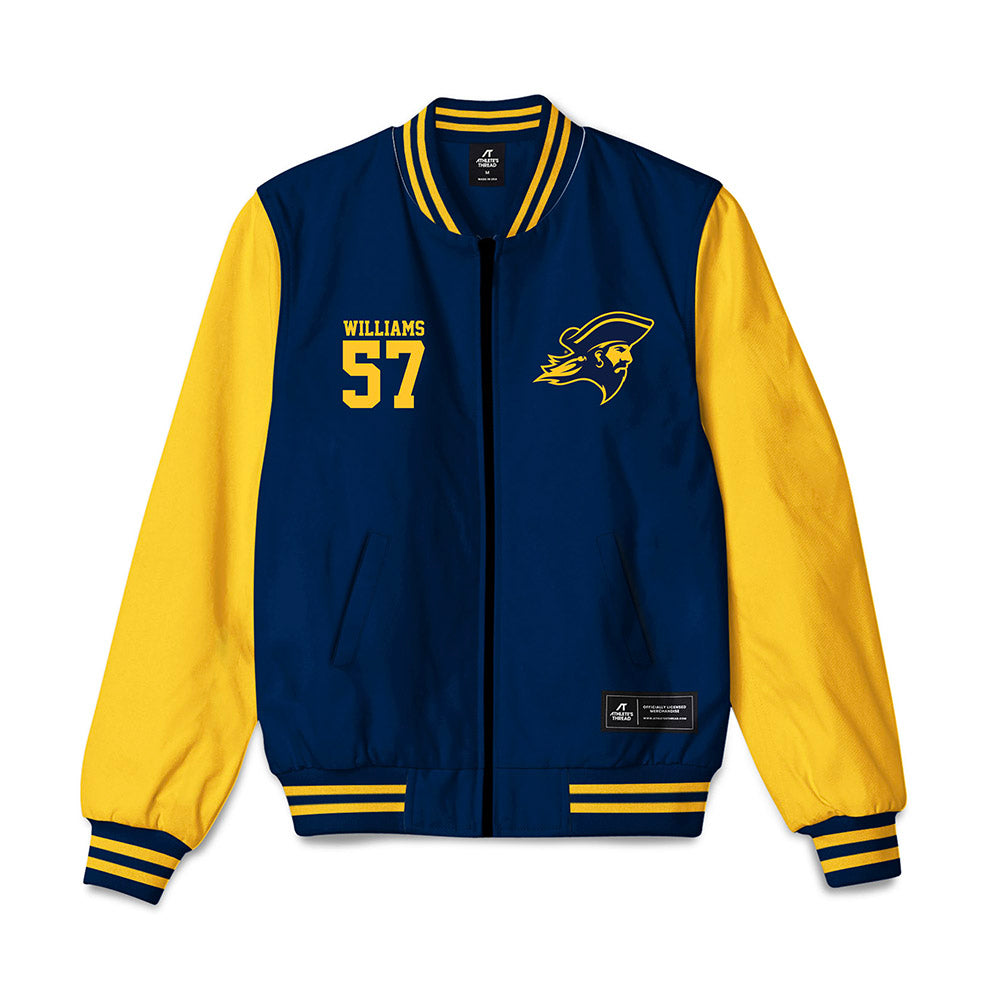 East Tennessee State - NCAA Football : Ty Williams - Bomber Jacket-0
