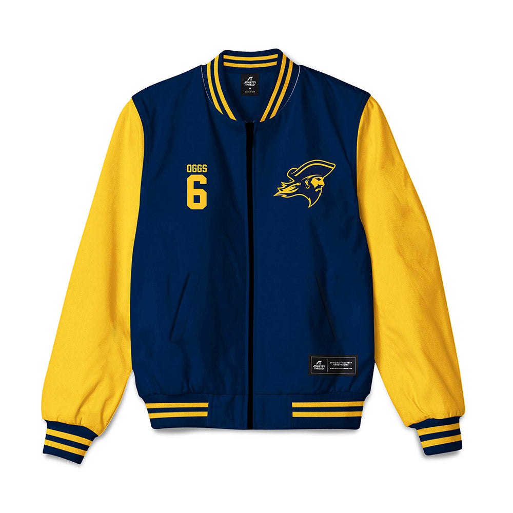 East Tennessee State - NCAA Football : Jivon Oggs - Bomber Jacket-0