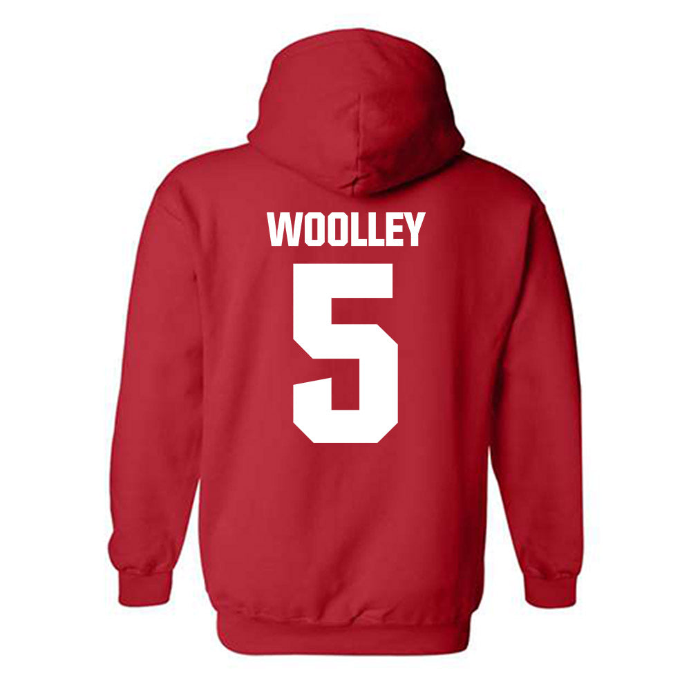 Bradley - NCAA Men's Soccer : Dom Woolley - Classic Shersey Hooded Sweatshirt-1