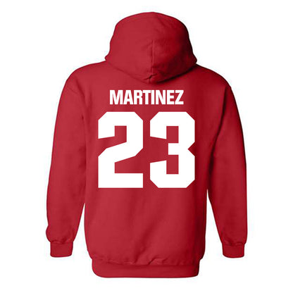 Bradley - NCAA Baseball : Anthony Martinez - Classic Shersey Hooded Sweatshirt-1