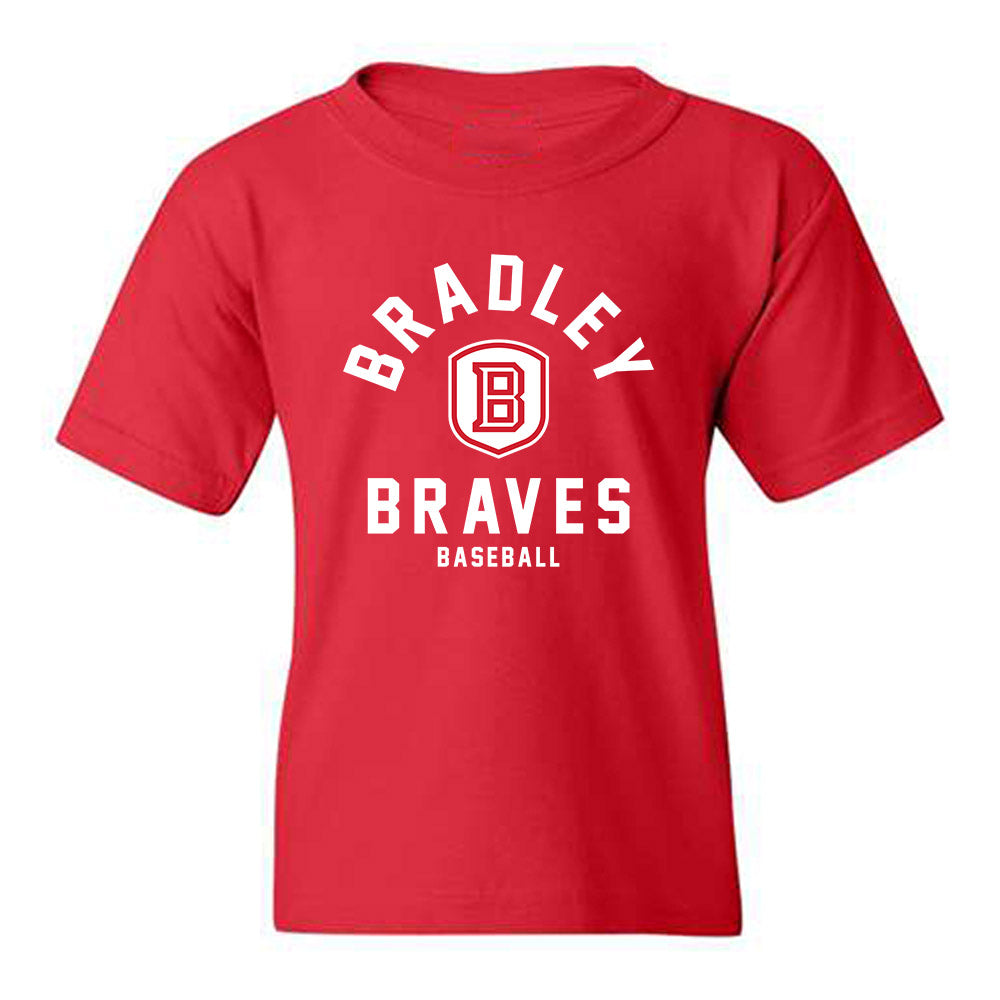 Bradley - NCAA Baseball : Drew Politte - Classic Shersey Youth T-Shirt-0