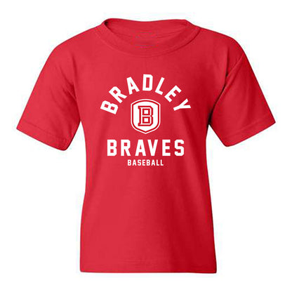 Bradley - NCAA Baseball : Drew Politte - Classic Shersey Youth T-Shirt-0