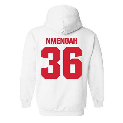 Bradley - NCAA Men's Soccer : Franc Nmengah - Classic Shersey Hooded Sweatshirt-1