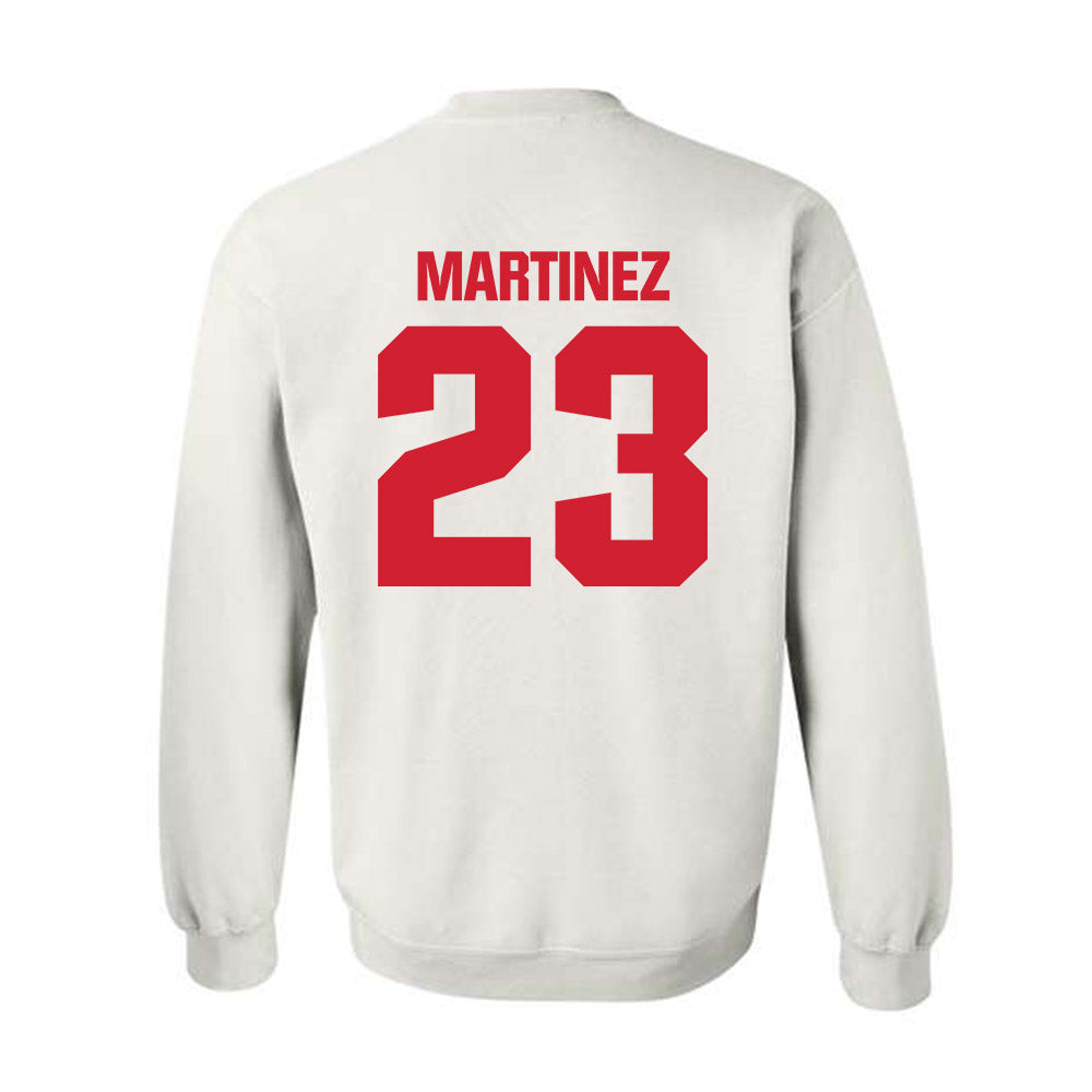 Bradley - NCAA Baseball : Anthony Martinez - Classic Shersey Crewneck Sweatshirt-1