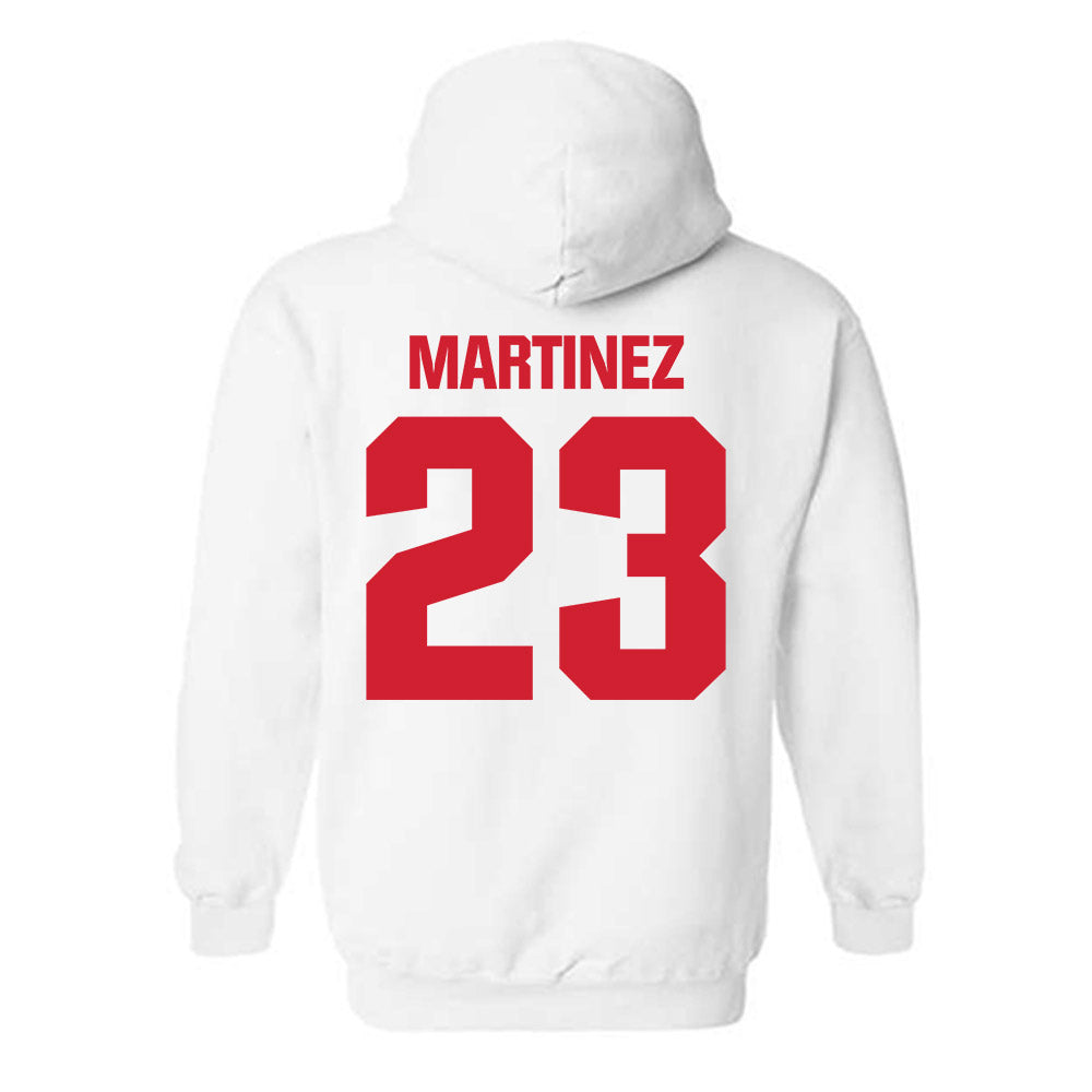 Bradley - NCAA Baseball : Anthony Martinez - Classic Shersey Hooded Sweatshirt-1