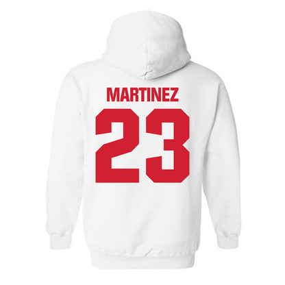 Bradley - NCAA Baseball : Anthony Martinez - Classic Shersey Hooded Sweatshirt-1