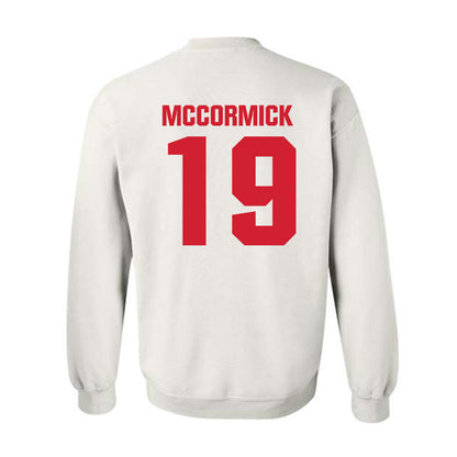 Bradley - NCAA Baseball : Colin McCormick - Classic Shersey Crewneck Sweatshirt-1