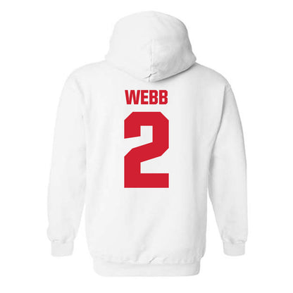 Bradley - NCAA Softball : Hailey Webb - Classic Shersey Hooded Sweatshirt-1