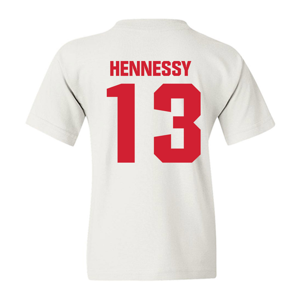 Bradley - NCAA Men's Basketball : Sam Hennessy - Classic Shersey Youth T-Shirt-1
