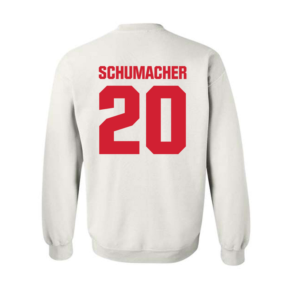 Bradley - NCAA Baseball : Jaxon Schumacher - Classic Shersey Crewneck Sweatshirt-1