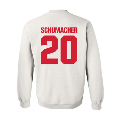 Bradley - NCAA Baseball : Jaxon Schumacher - Classic Shersey Crewneck Sweatshirt-1