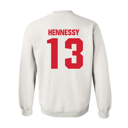 Bradley - NCAA Men's Basketball : Sam Hennessy - Classic Shersey Crewneck Sweatshirt-1