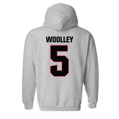 Bradley - NCAA Men's Soccer : Dom Woolley - Classic Shersey Hooded Sweatshirt-1