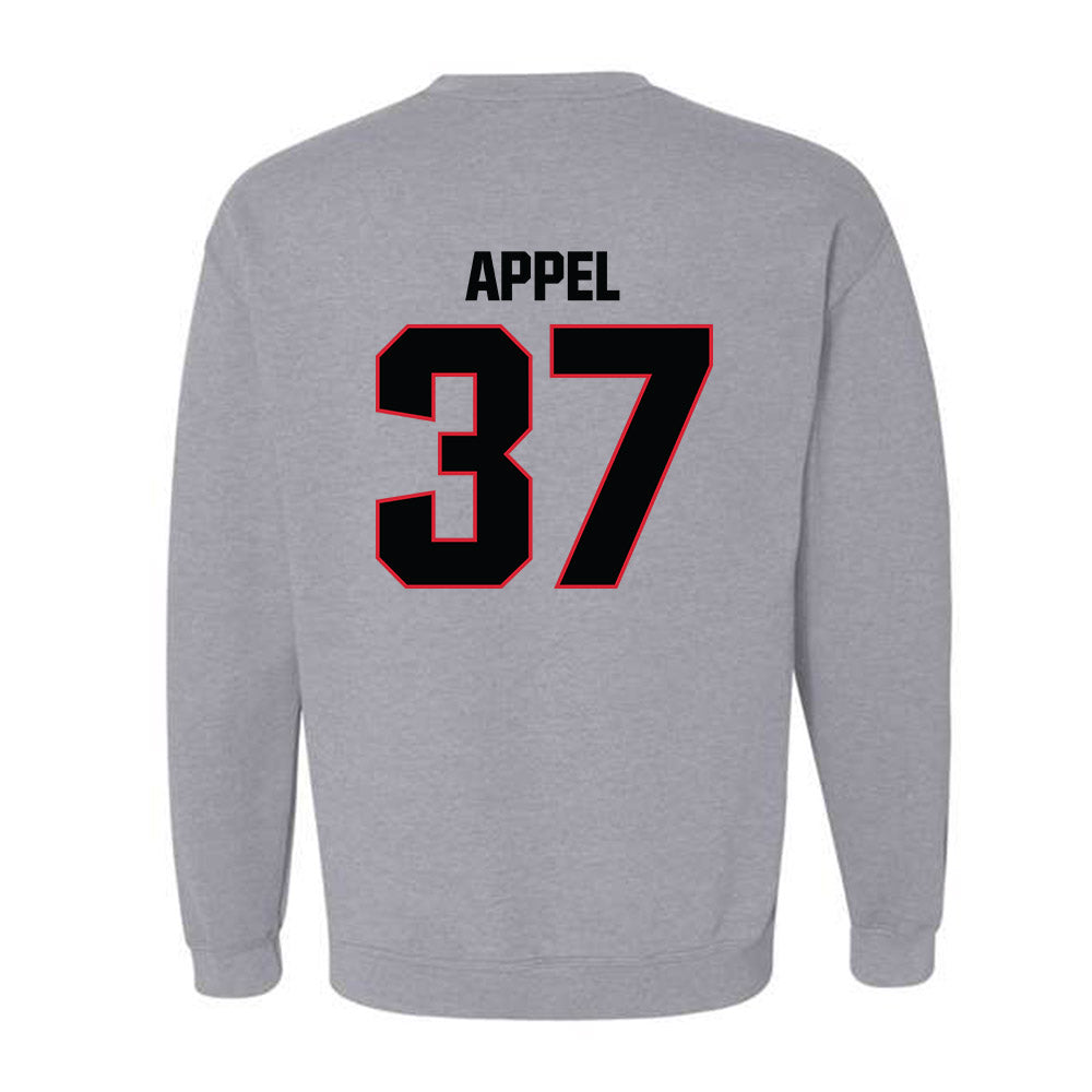 Bradley - NCAA Baseball : Brady Appel - Classic Shersey Crewneck Sweatshirt-1