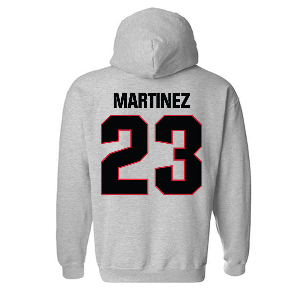 Bradley - NCAA Baseball : Anthony Martinez - Classic Shersey Hooded Sweatshirt-1