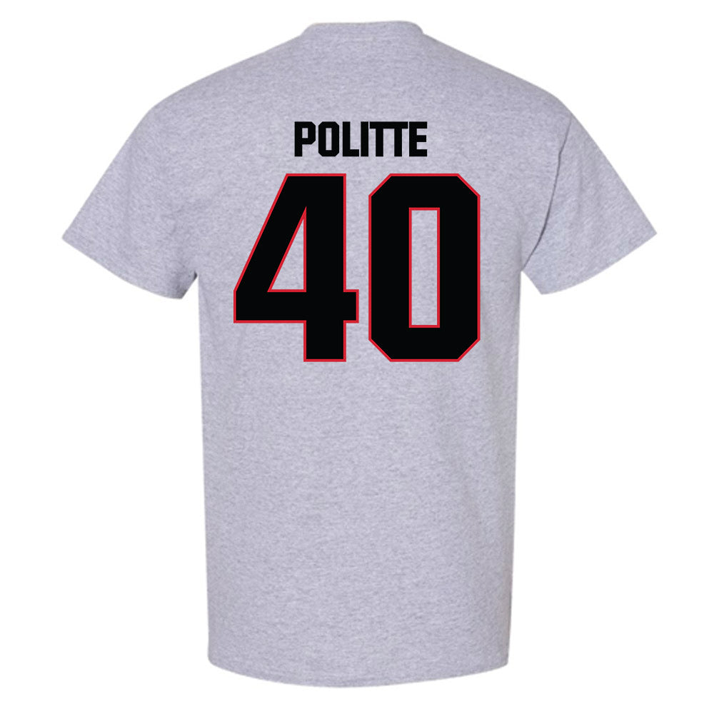 Bradley - NCAA Baseball : Drew Politte - Classic Shersey T-Shirt-1