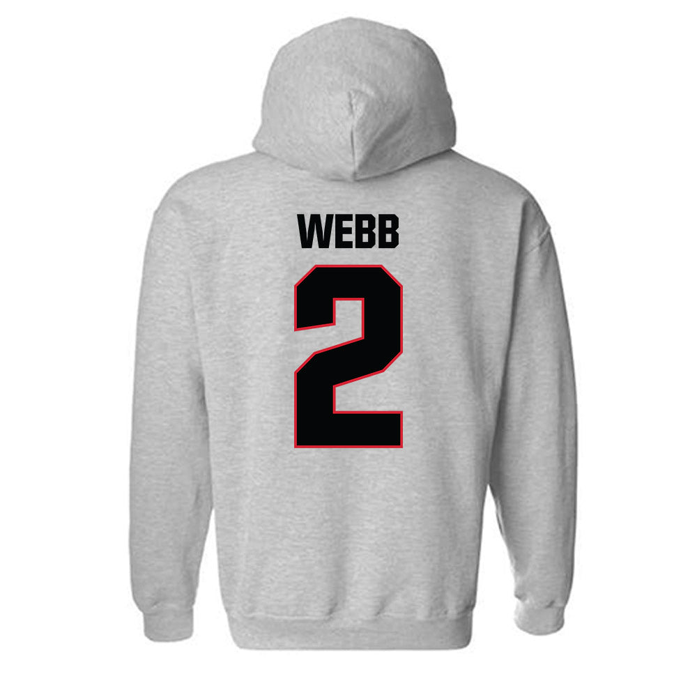 Bradley - NCAA Softball : Hailey Webb - Classic Shersey Hooded Sweatshirt-1