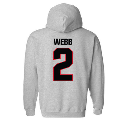 Bradley - NCAA Softball : Hailey Webb - Classic Shersey Hooded Sweatshirt-1