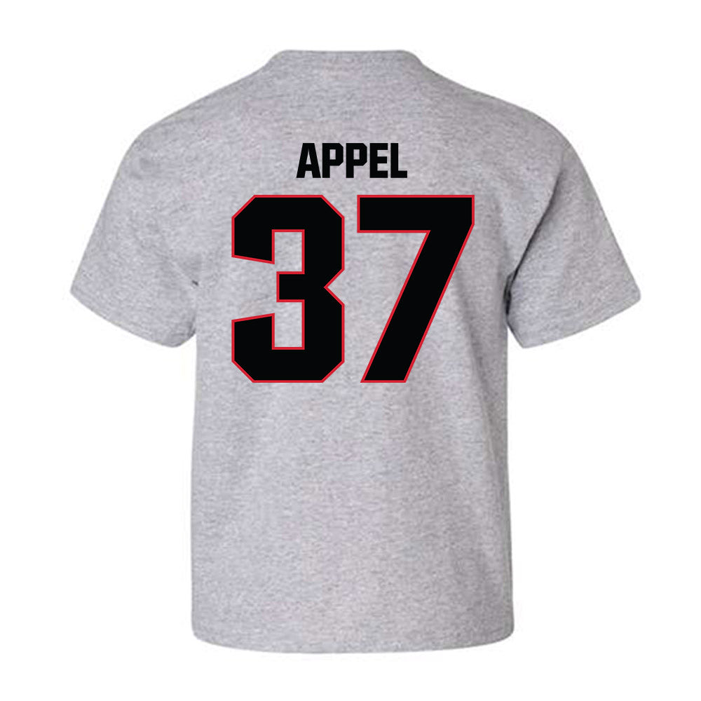Bradley - NCAA Baseball : Brady Appel - Classic Shersey Youth T-Shirt-1