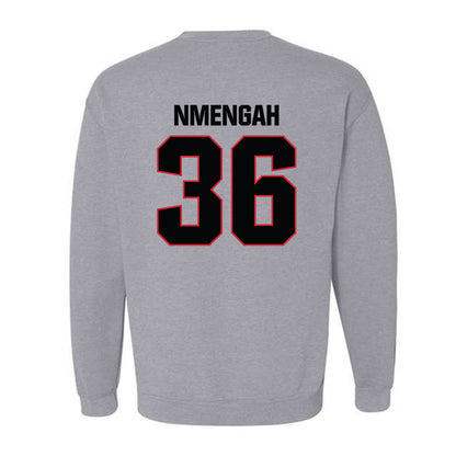 Bradley - NCAA Men's Soccer : Franc Nmengah - Classic Shersey Crewneck Sweatshirt-1