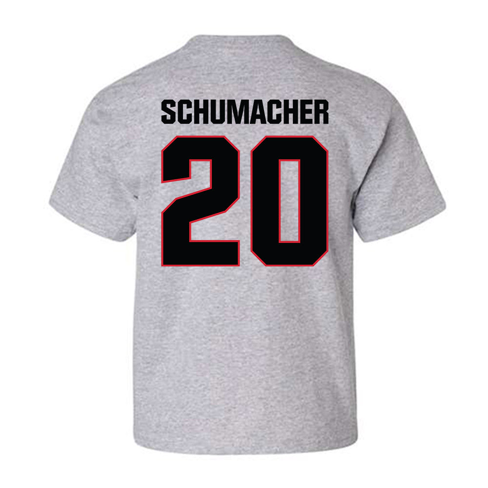 Bradley - NCAA Baseball : Jaxon Schumacher - Classic Shersey Youth T-Shirt-1
