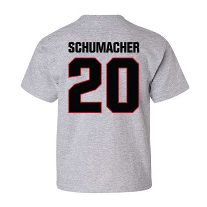 Bradley - NCAA Baseball : Jaxon Schumacher - Classic Shersey Youth T-Shirt-1
