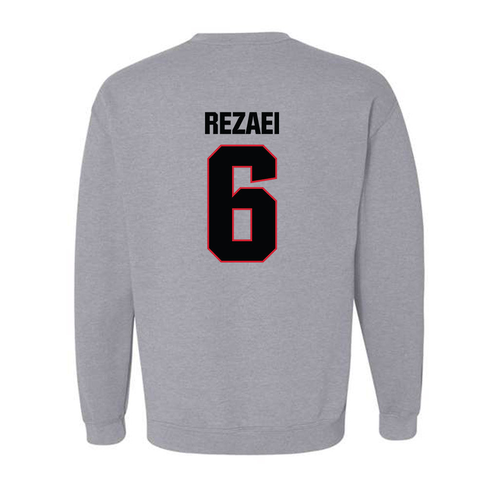 Bradley - NCAA Baseball : Sohrab Rezaei - Classic Shersey Crewneck Sweatshirt-1