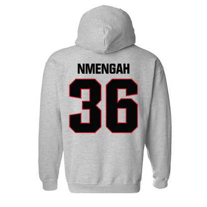 Bradley - NCAA Men's Soccer : Franc Nmengah - Classic Shersey Hooded Sweatshirt-1