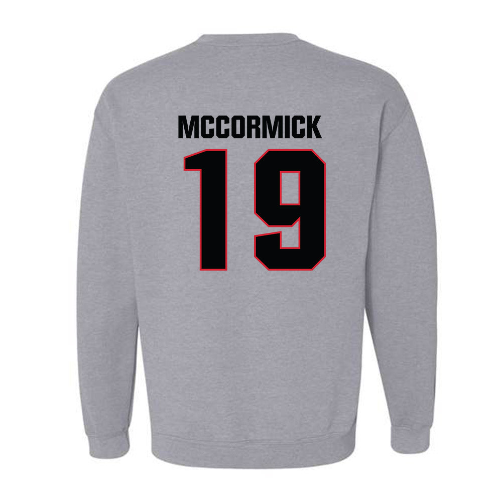 Bradley - NCAA Baseball : Colin McCormick - Classic Shersey Crewneck Sweatshirt-1
