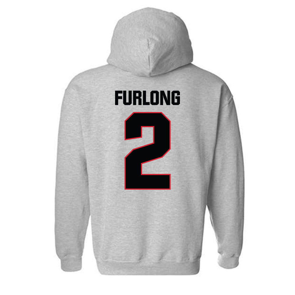 Bradley - NCAA Women's Volleyball : Gracie Furlong - Classic Shersey Hooded Sweatshirt-1