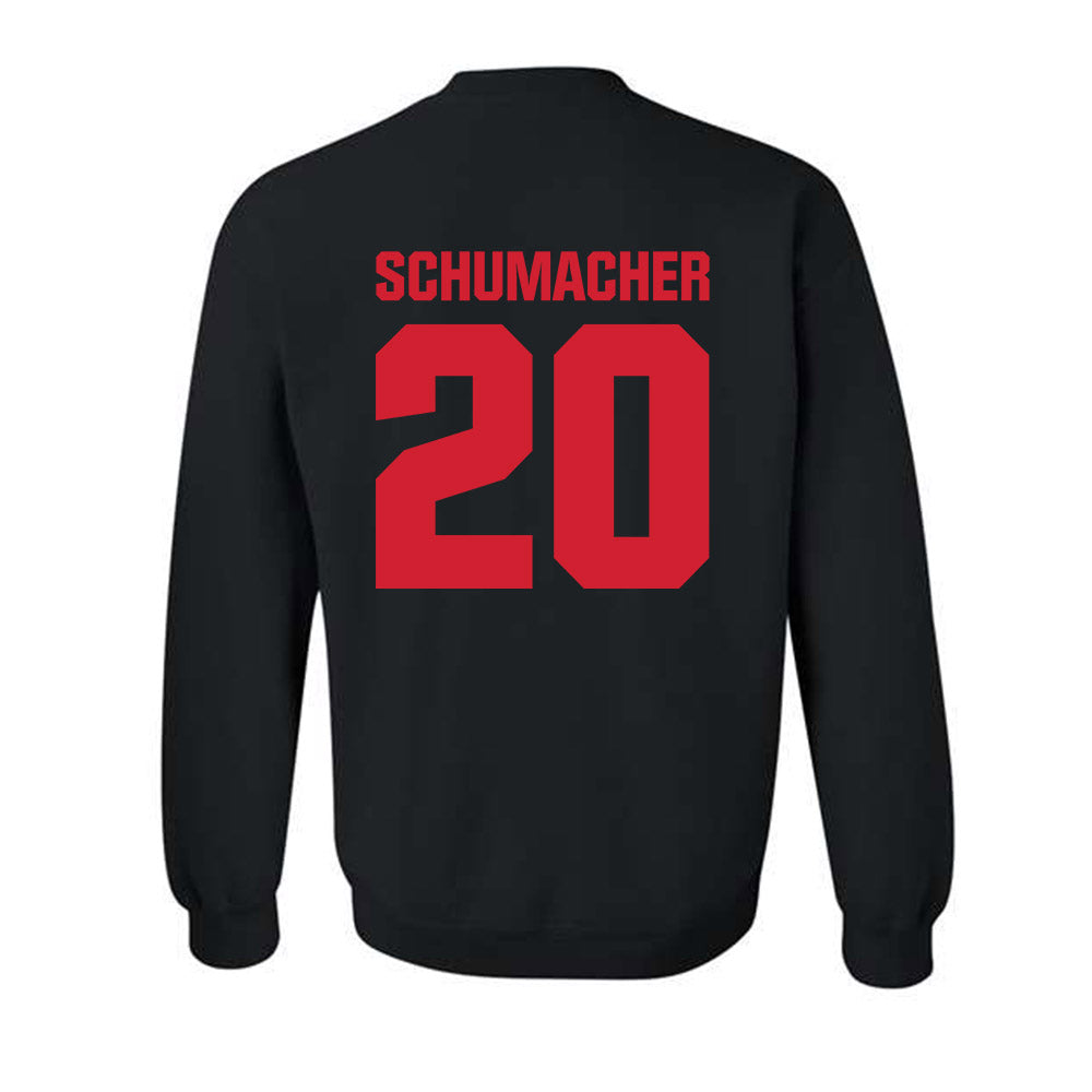 Bradley - NCAA Baseball : Jaxon Schumacher - Classic Shersey Crewneck Sweatshirt-1