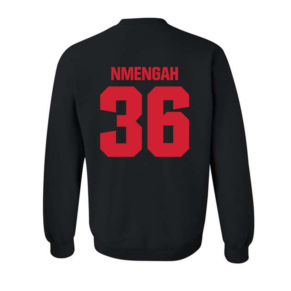 Bradley - NCAA Men's Soccer : Franc Nmengah - Classic Shersey Crewneck Sweatshirt-1