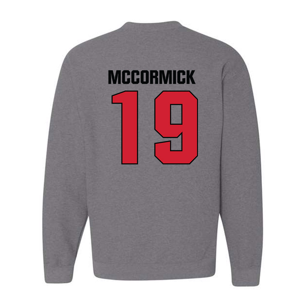 Bradley - NCAA Baseball : Colin McCormick - Classic Shersey Crewneck Sweatshirt-1