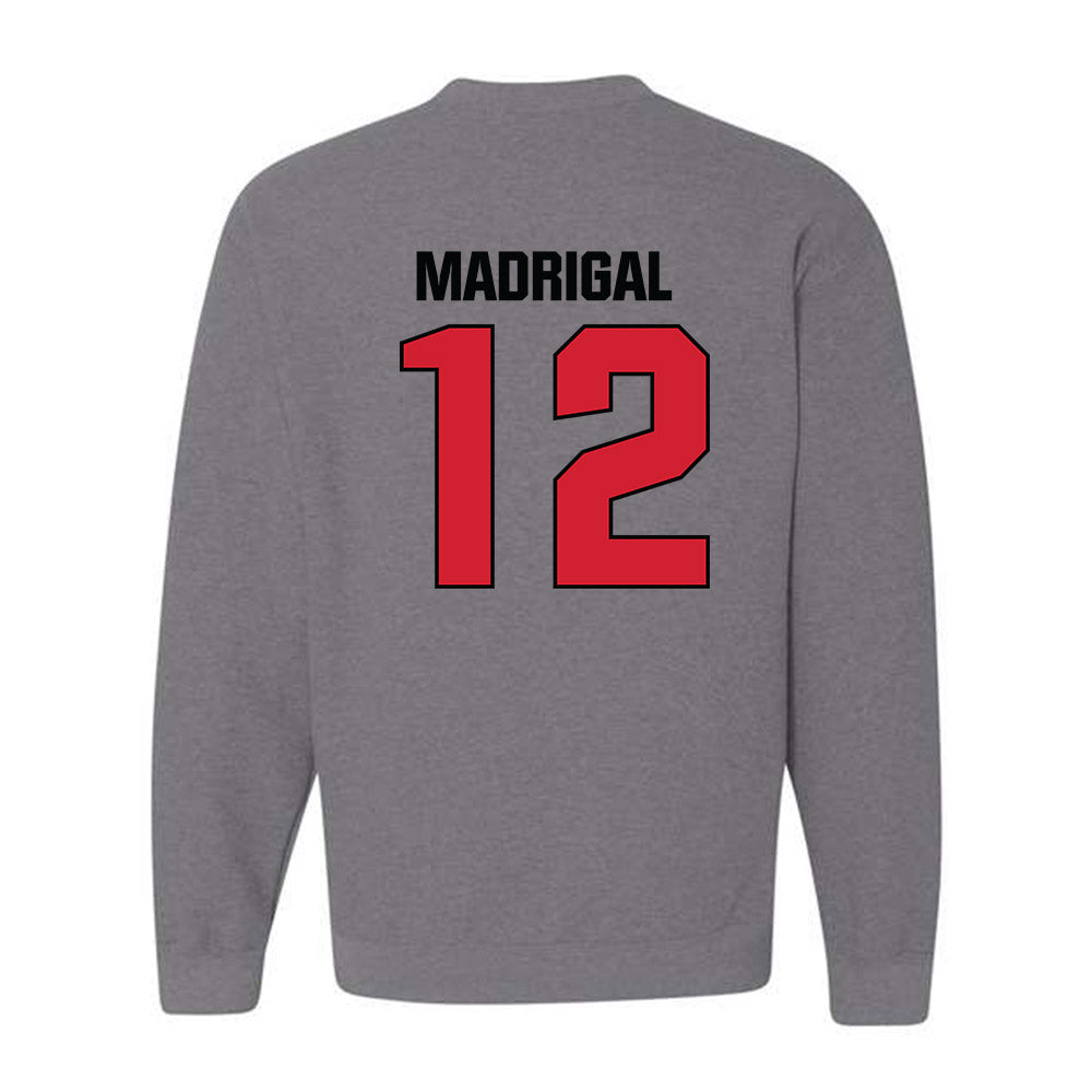 Bradley - NCAA Men's Soccer : Emilio Madrigal - Classic Shersey Crewneck Sweatshirt-1