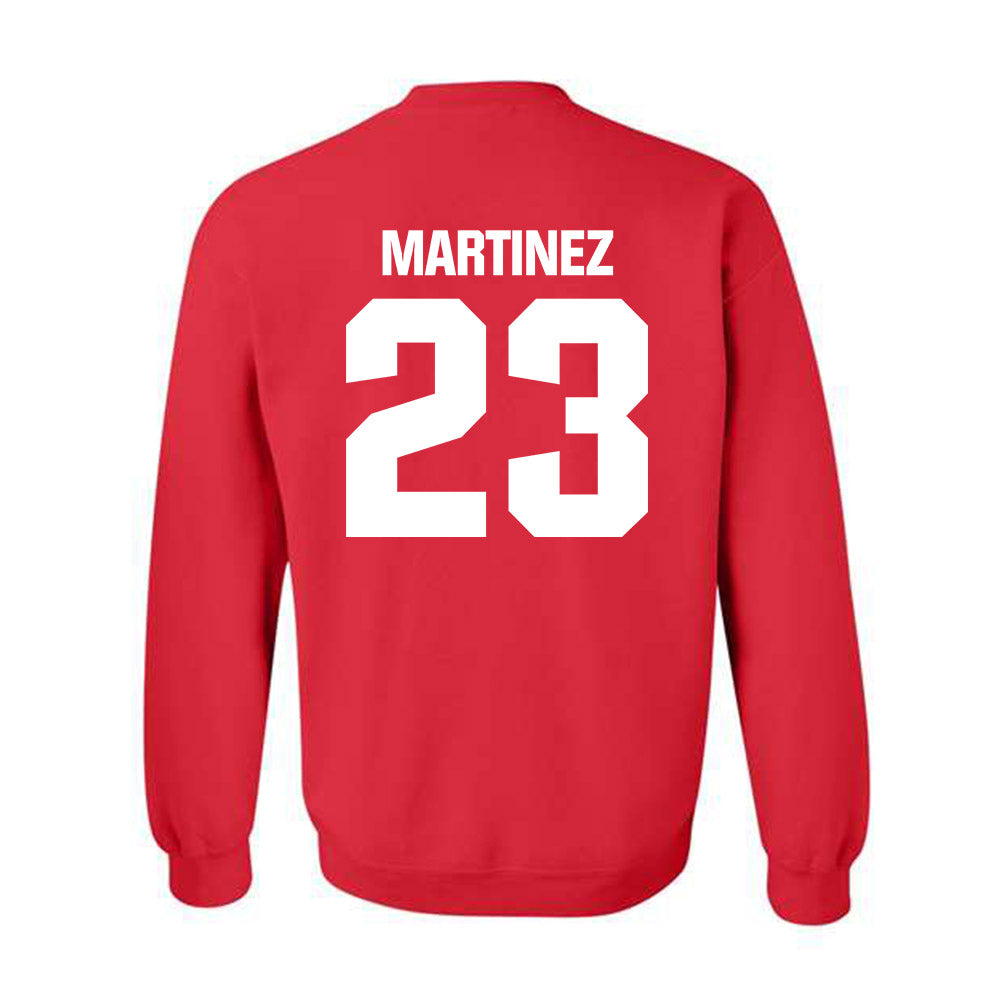 Bradley - NCAA Baseball : Anthony Martinez - Classic Shersey Crewneck Sweatshirt-1