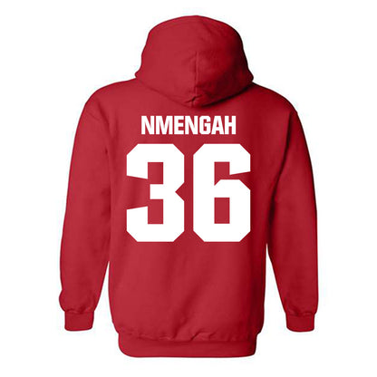 Bradley - NCAA Men's Soccer : Franc Nmengah - Classic Shersey Hooded Sweatshirt-1