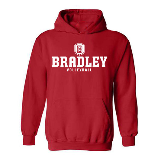 Bradley - NCAA Women's Volleyball : Emily McShan - Classic Shersey Hooded Sweatshirt-0