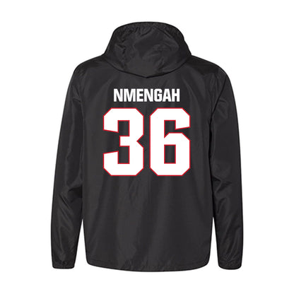 Bradley - NCAA Men's Soccer : Franc Nmengah - Windbreaker-1
