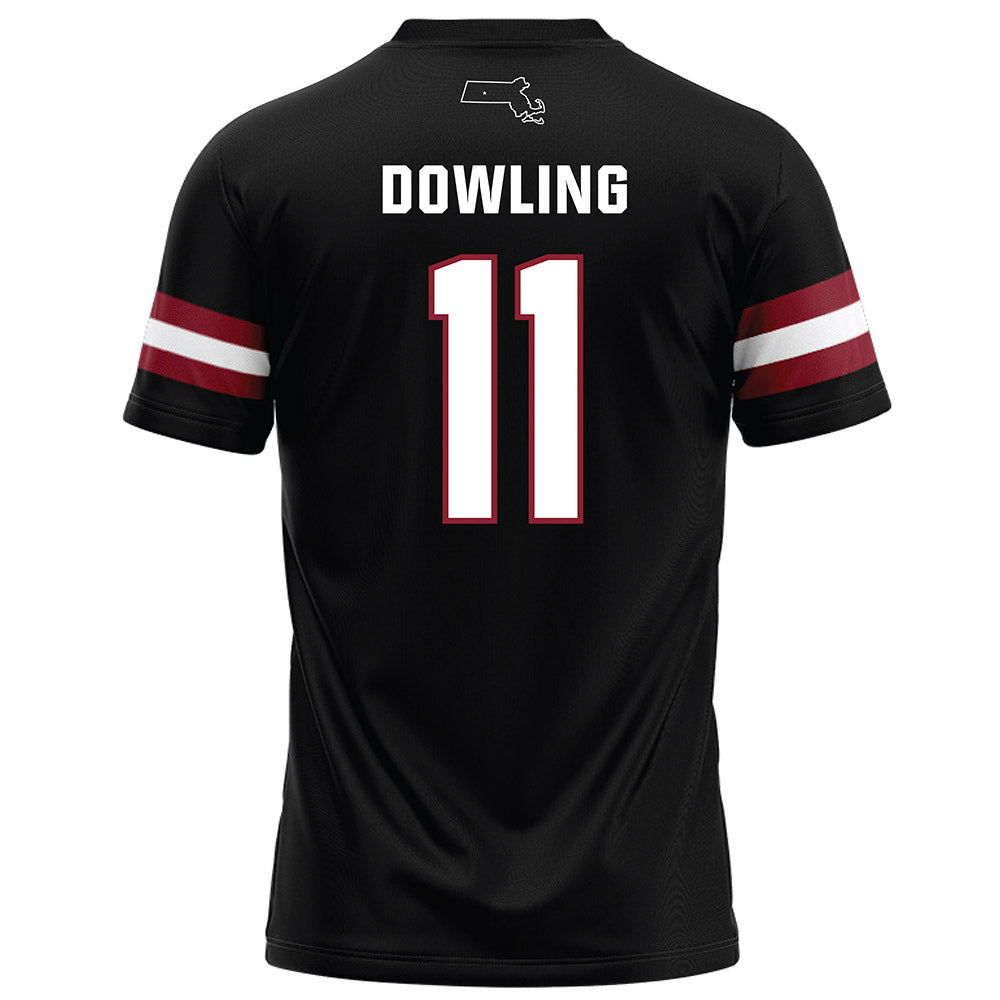 UMass - NCAA Football : Max Dowling - Black Football Jersey-1